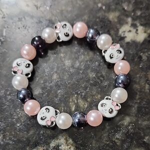 Handmade Panda Beaded Bracelet